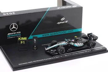 1:43 Kimi Antonelli #12 Mercedes-AMG PETRONAS Formula One Team W17 - Chinese GP 2026 - Winner - Spark Models