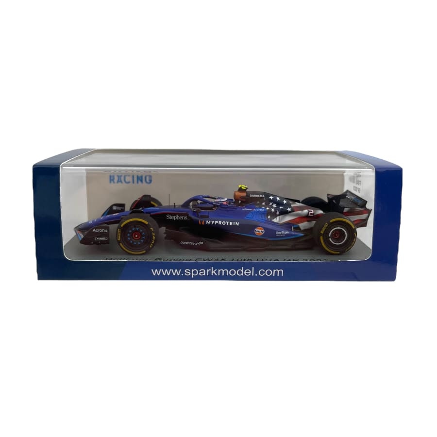 1:43 Williams F1 FW45, L. Sargeant '10th Grand Prix USA 2023'