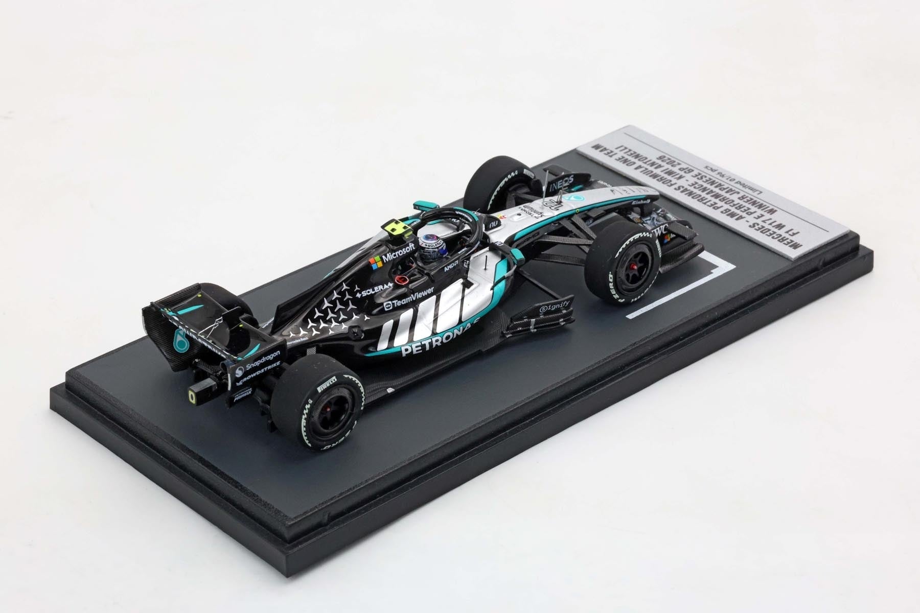1:43 schaalmodel Kimi Antonelli Mercedes-AMG F1 W17 – winnaar GP Japan 2026 – BBR – pre-order