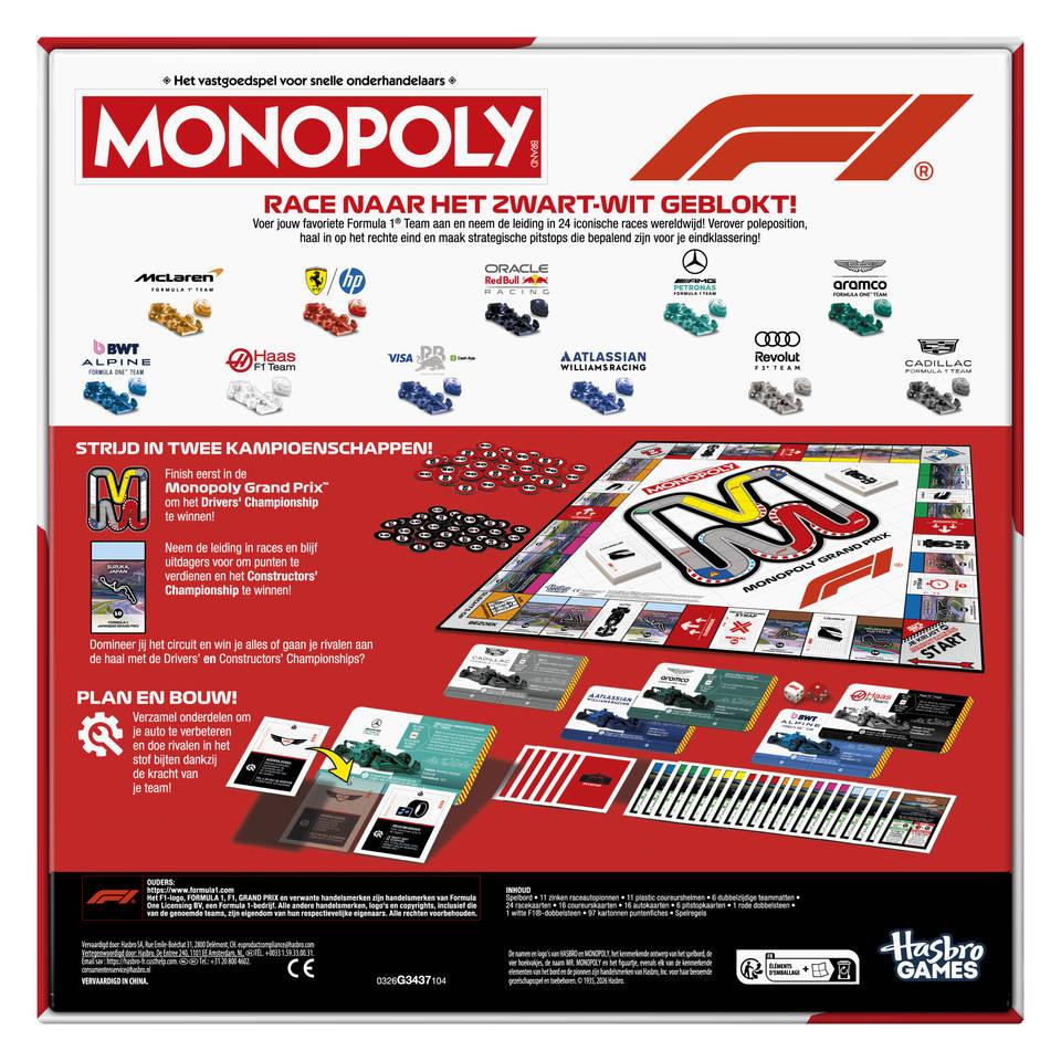 Monopoly Formel 1 – Brettspiel – Hasbro