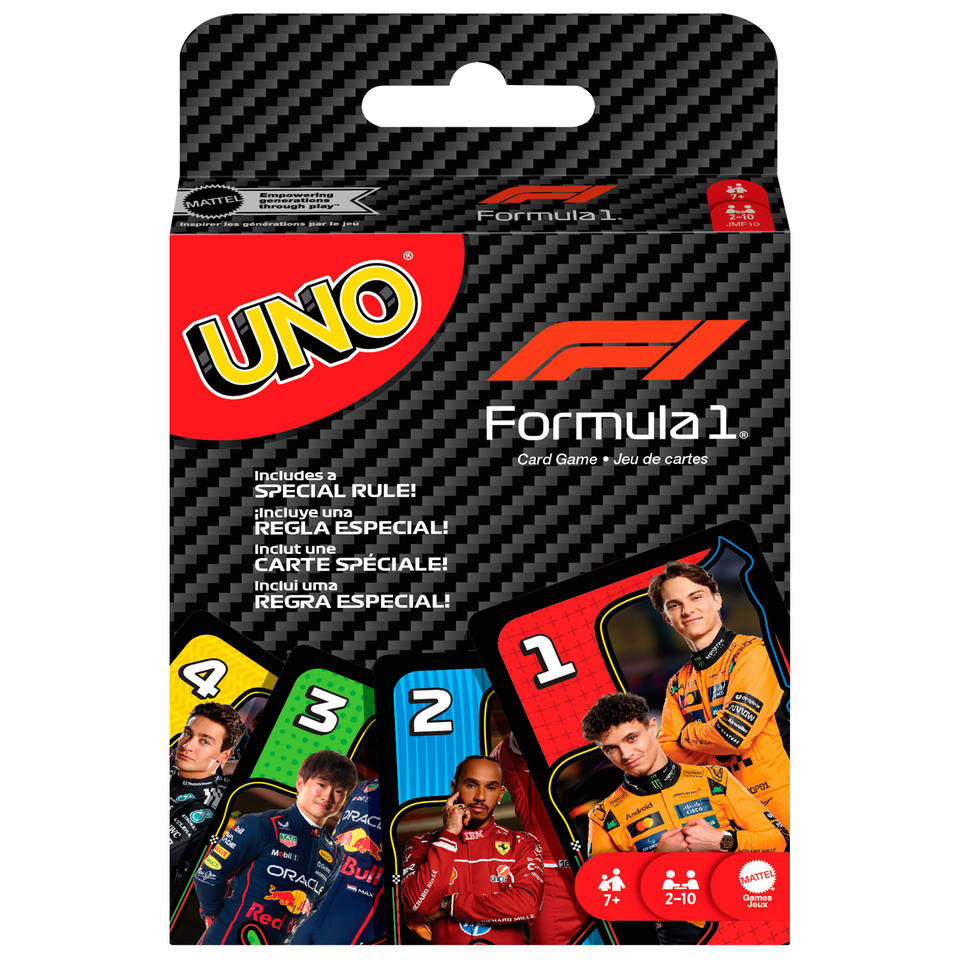 UNO Formula 1 – card game – Mattel