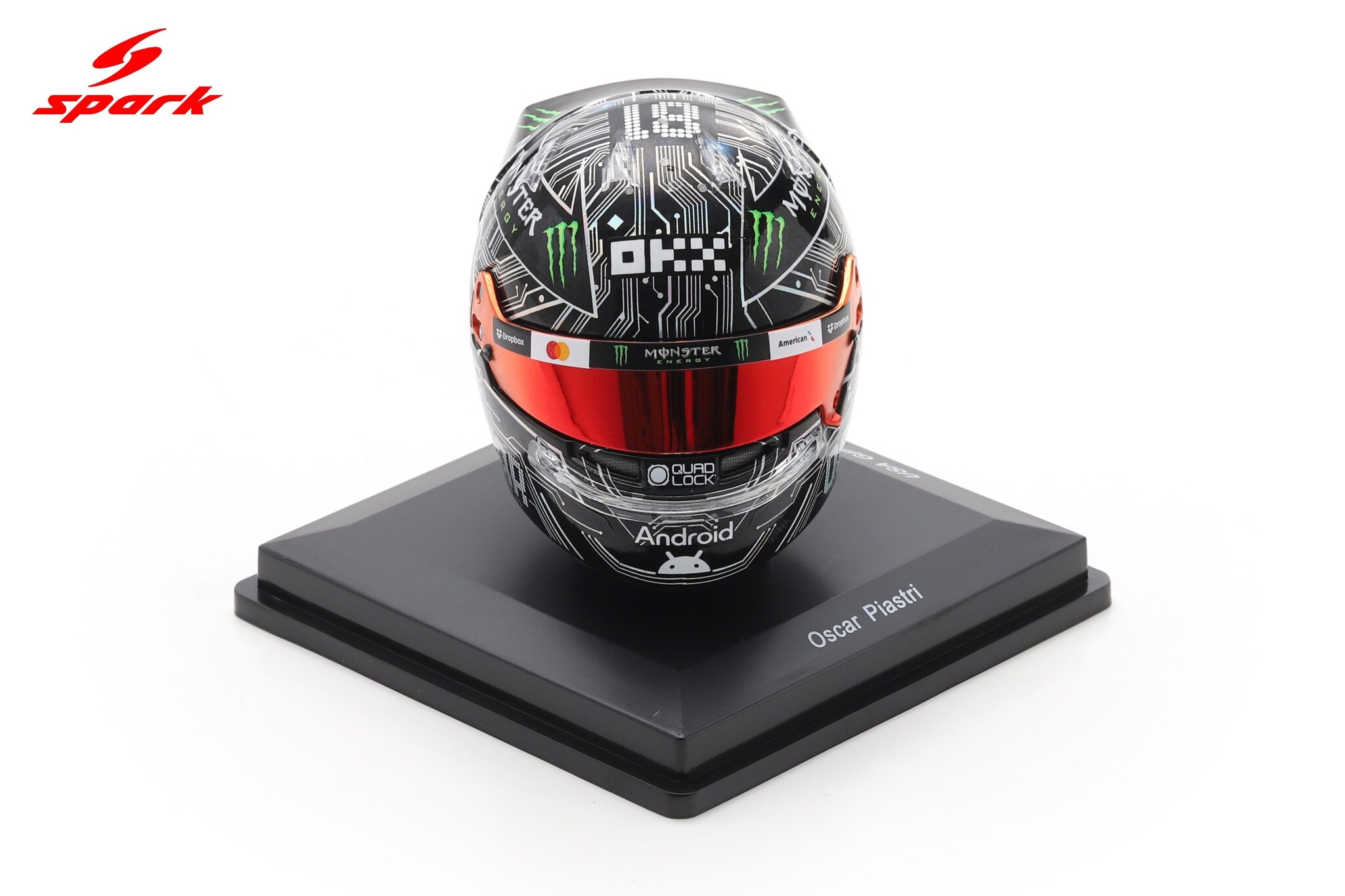 1:5 Oscar Piastri Usa Helmet 2025