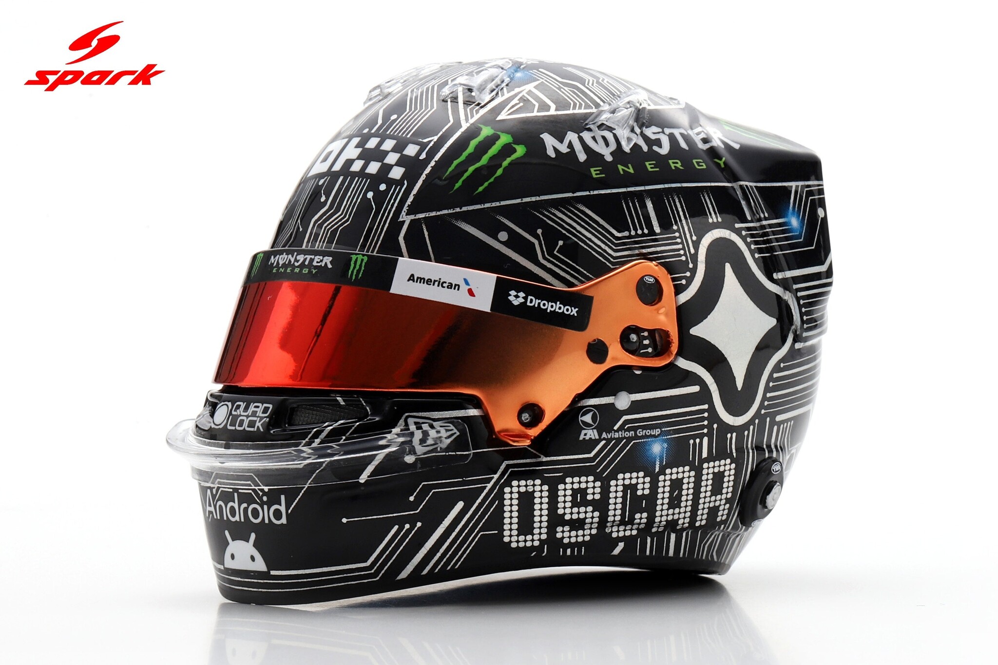 1:5 Oscar Piastri Usa Helmet 2025