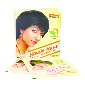 BLACK ROSE Herbal Black Henna Powder 50gm (yellow) BLACK ROSE Herbal Black Henna Powder 50gm (yellow)
