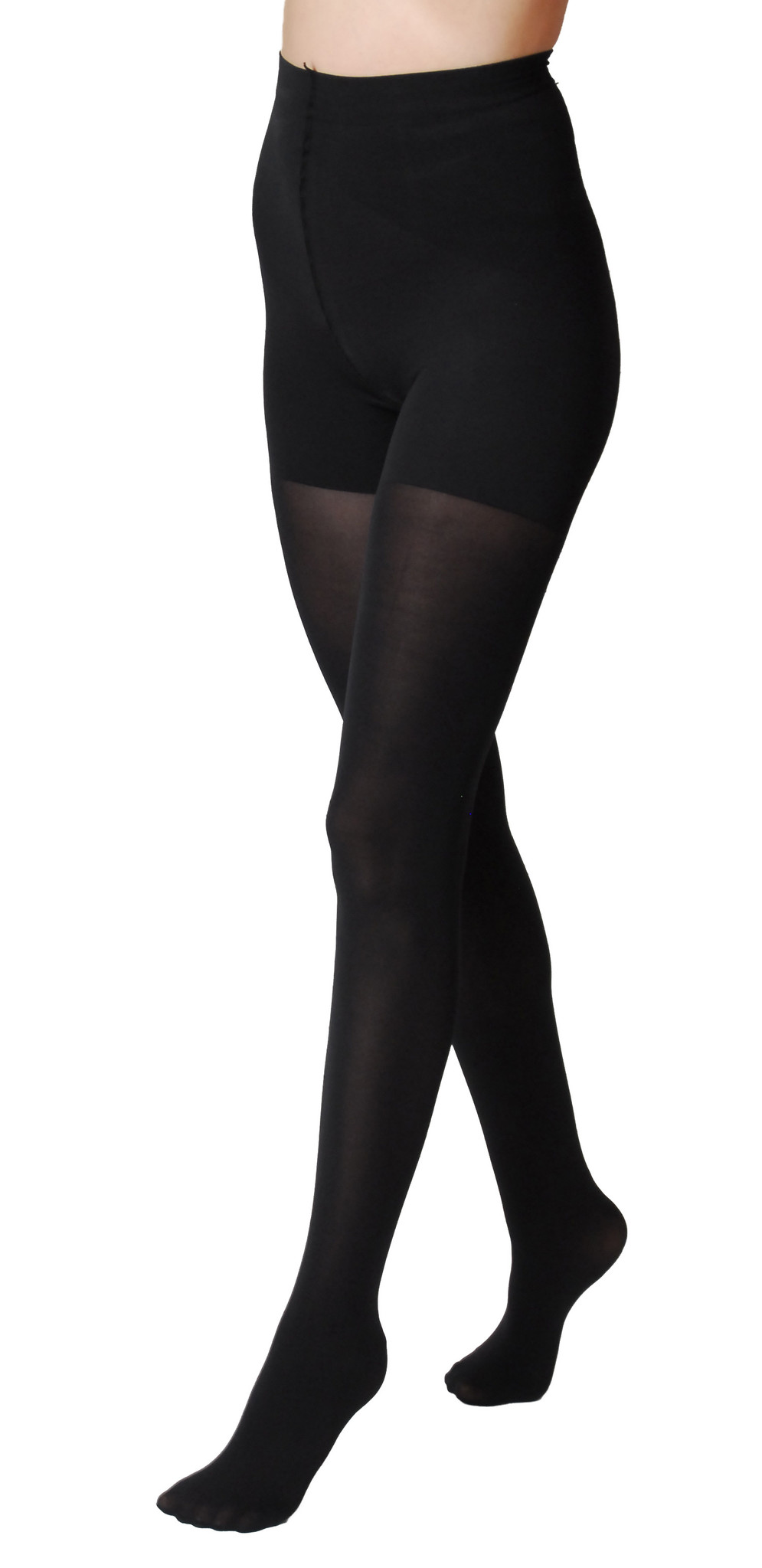 slimming black tights