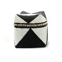 The Beaded Basket Cowrie Diamond High