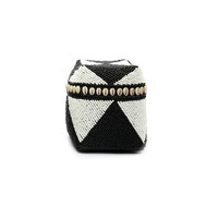 The Beaded Basket Cowrie Diamond High