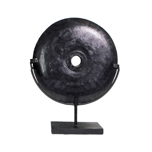 The Black River Stone on Stand - L