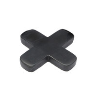 The Marble Pan Coaster zwart