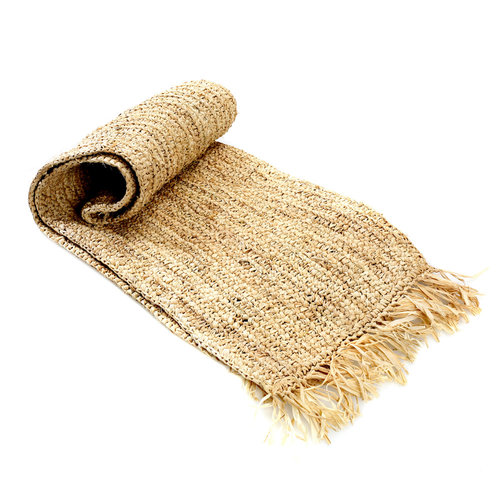 The Fringe Raffia Table Runner - Natural