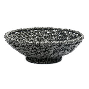 The Porto Seagrass Bowl zwart