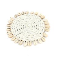 The Seagrass Shell Coaster