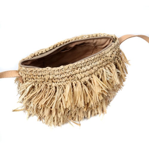 The Raffia Bahamas Purse - Natural