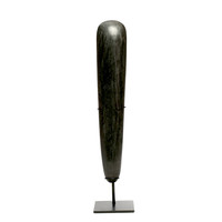 The River Stone Bat on Stand