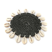 The Cowrie Coaster zwart