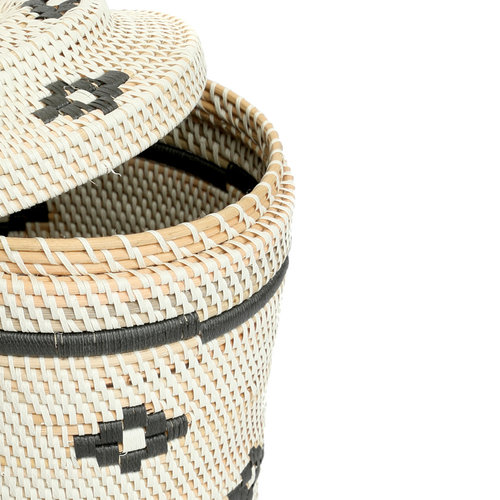 The Crispy Rice Basket - White Black - L