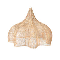 The Rattan Whipped Pendant - Natural - L