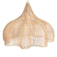The Rattan Whipped Pendant - Natural - XL