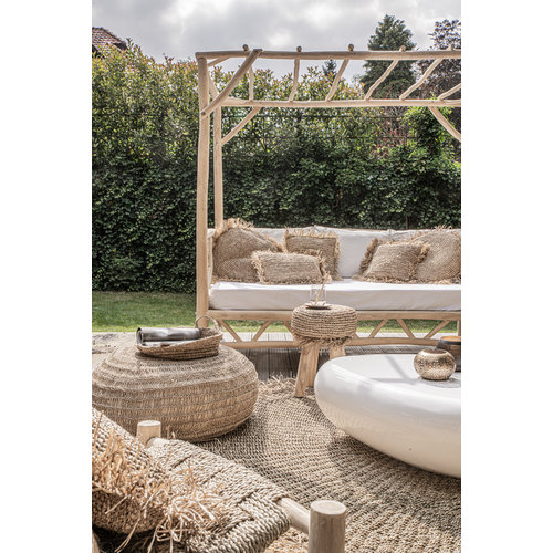 The Raffia Basket Trays - Natural - SET3