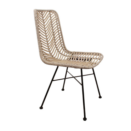 Rotan Visgraat Stoel (Naturel) Rotan Visgraat Stoel (Naturel)