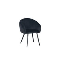 Bubble Chair - Velvet stof - Zwart