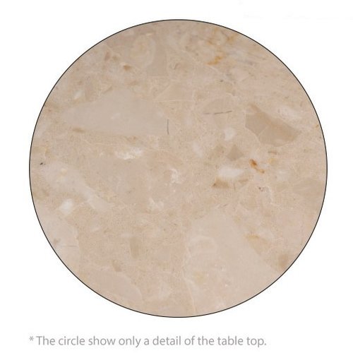 Henderson Ronde Eettafel - Tafelblad - Beige Henderson Ronde Eettafel - Tafelblad - Beige