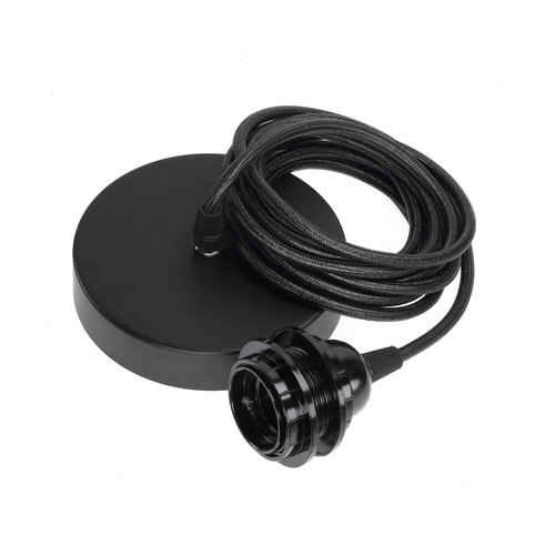 Hoopzi Lampfitting voor Plafond - Zwart - 1 Fitting Hoopzi Lampfitting voor Plafond - Zwart - 1 Fitting