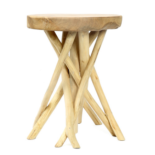 De Tulum Tropic Bijzettafel - Naturel De Tulum Tropic Bijzettafel - Naturel