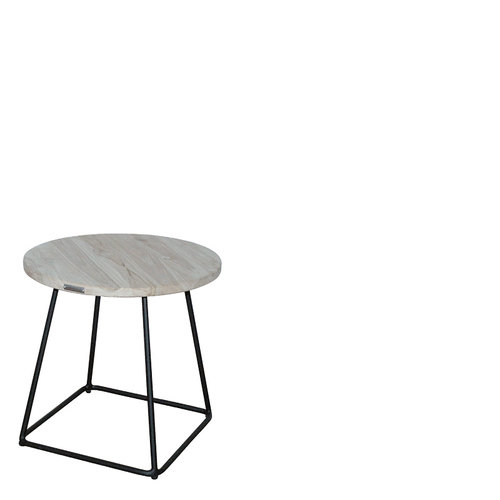 Palm Beach - Loungetafel - Grijs - L57/W57/H71 Palm Beach - Loungetafel - Grijs - L57/W57/H71