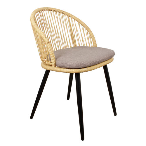 Kussen - Liana - Rotan stoel - Taupe Kussen - Liana - Rotan stoel - Taupe
