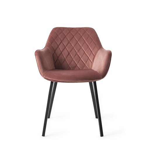 Urban Lifestyle Boston - Velvet - Eetkamerstoel - Roze Urban Lifestyle Boston - Velvet - Eetkamerstoel - Roze