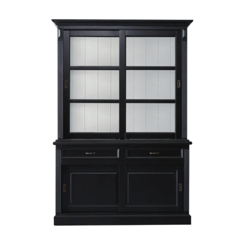 HSM Collection Buffetkast Provence - 150 cm - zwart/wit HSM Collection Buffetkast Provence - 150 cm - zwart/wit