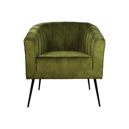HSM Collection Fauteuil Chester - 72x71x80 - Olijfgroen - Adore 16 HSM Collection Fauteuil Chester - 72x71x80 - Olijfgroen - Adore 16