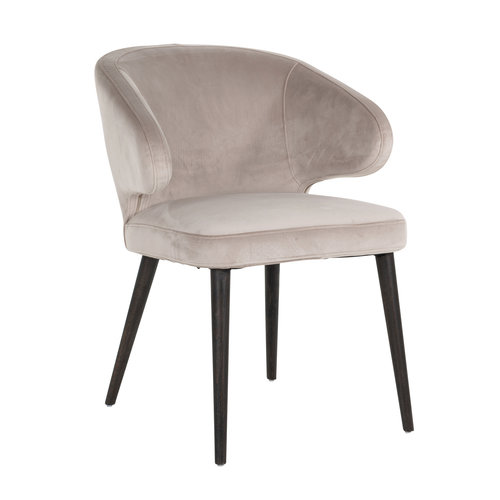 Stoelen Stoel Indigo khaki velvet Stoelen Stoel Indigo khaki velvet