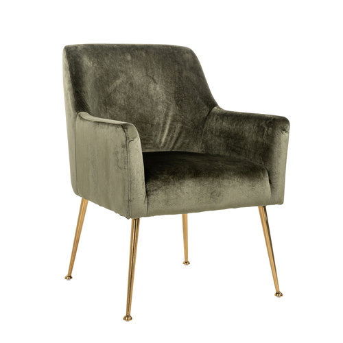 Stoelen Stoel - Harper - Green Feather Stoelen Stoel - Harper - Green Feather