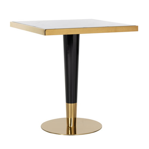 Marble Eettafel Osteria square 70x70 Marble Eettafel Osteria square 70x70
