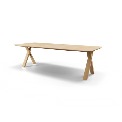 Meubols Eettafel - Rechthoekig - Eiken - Lados