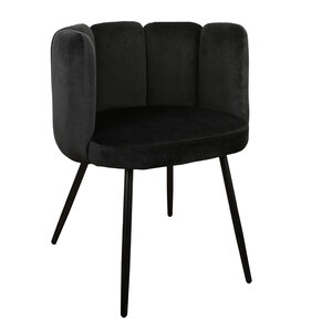 Meubols Eetkamerstoel - Black - High Five - Velvet