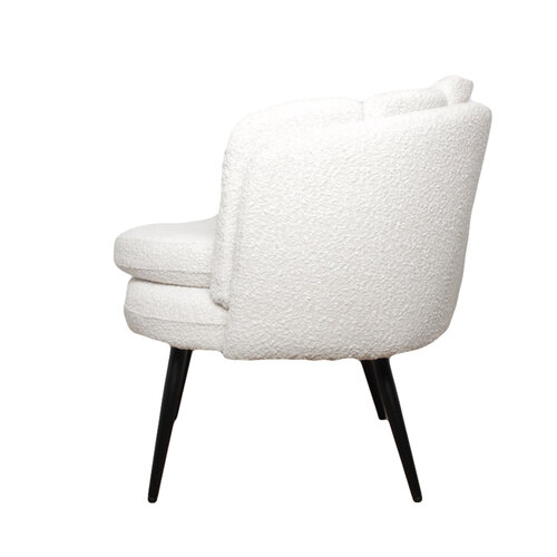 Meubols Fauteuil - White Pearl - High Five - Teddy