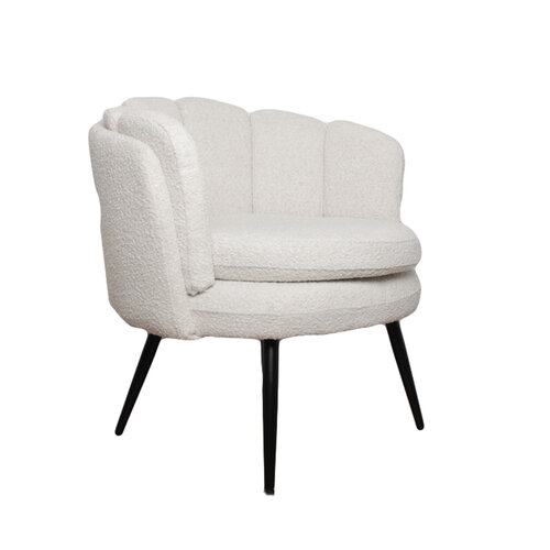 Meubols Fauteuil - White Pearl - High Five - Teddy