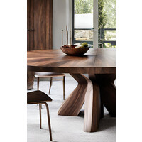 Eettafel - Rond - Noten - Maatwerk - Ana