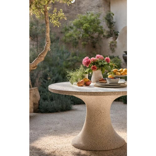 Meubols Tuintafel - Rond - Terrazzo - Maatwerk - Cosa