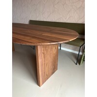 Eettafel - Half Rond - Noten - Maatwerk - Cos