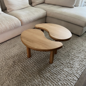 Meubols Salontafel - Eiken/notenhout - Maatwerk - Ying Yang