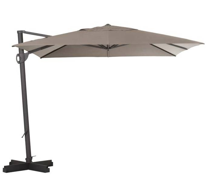 Parasol Monaco flex 300x300cm (Taupe)