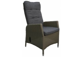 Verstelbare tuinstoel Kos | Sweet Brown | Wicker