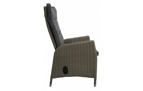 Verstelbare tuinstoel Kos | Sweet Brown | Wicker