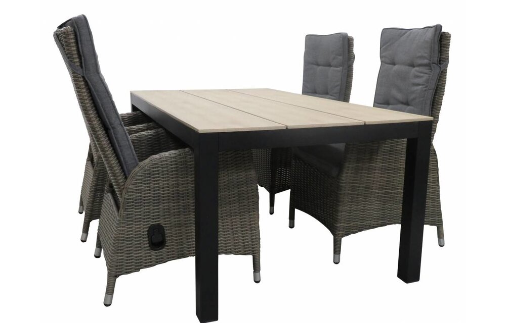 Verstelbare tuinstoel Kos | Sweet Brown | Wicker