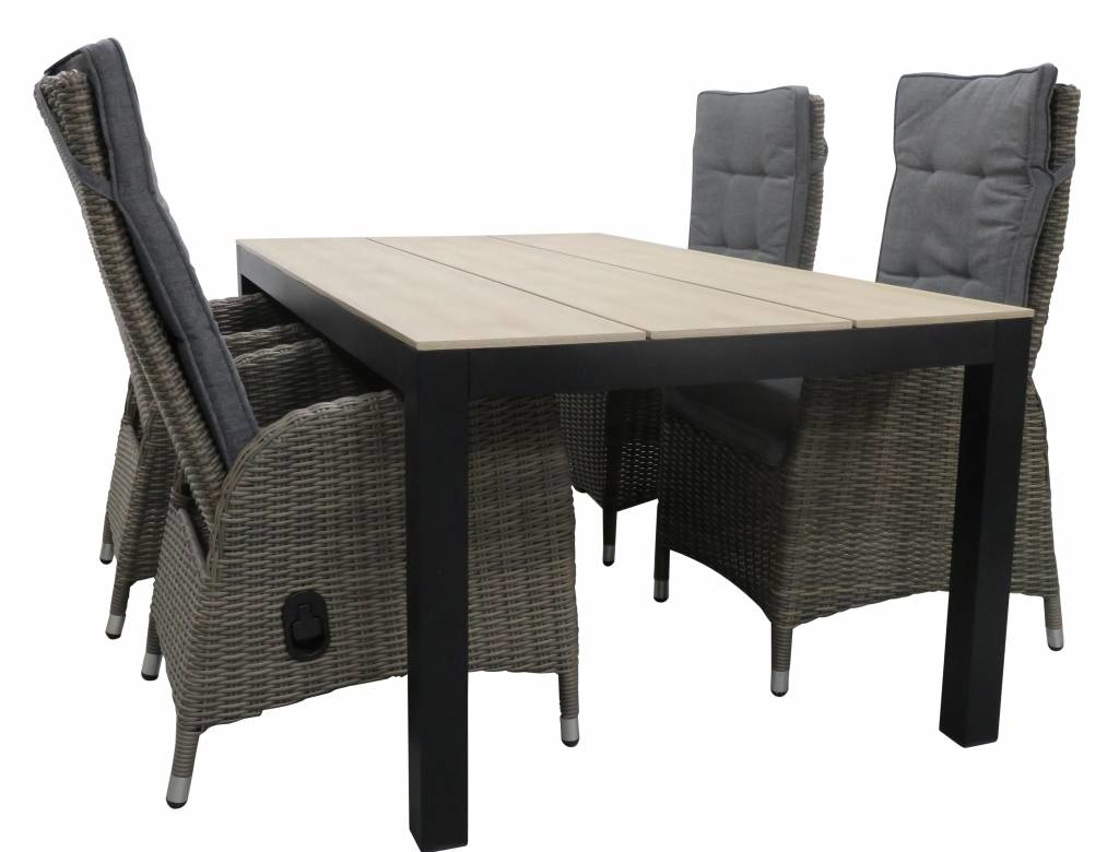 Verstelbare tuinstoel Kos | Sweet Brown | Wicker