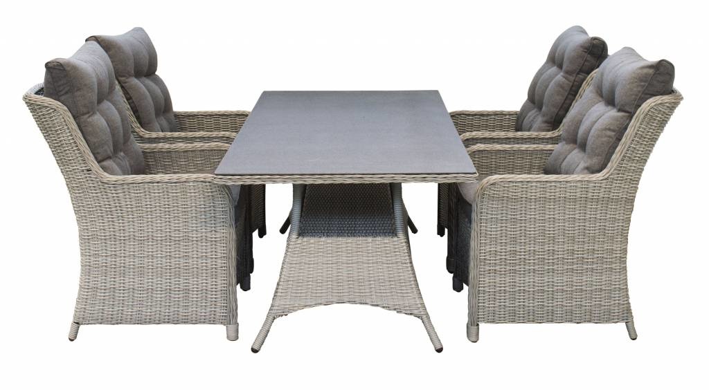 Dining tuinstoel Dublin | Mystic Grey | Wicker